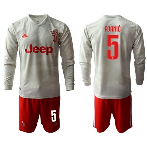 Juventus Dres PJANIC 5 Dječji Gostujući 2019/20 Dugim Rukavima Juventus Dres PJANIC 5 Dječji Gostujući 2019/20 Dugim Rukavima